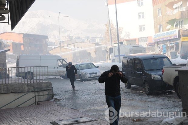 Hakkari'de olaylar çıktı