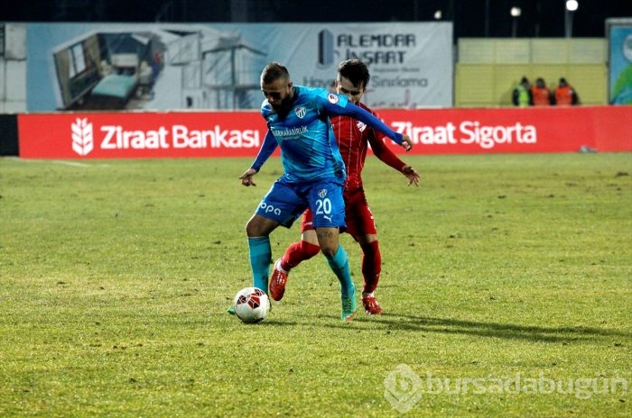 Boluspor-Bursaspor maçından kareler