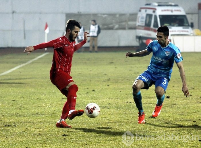 Boluspor-Bursaspor maçından kareler