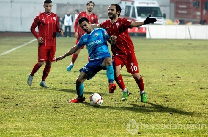 Boluspor-Bursaspor maçından kareler