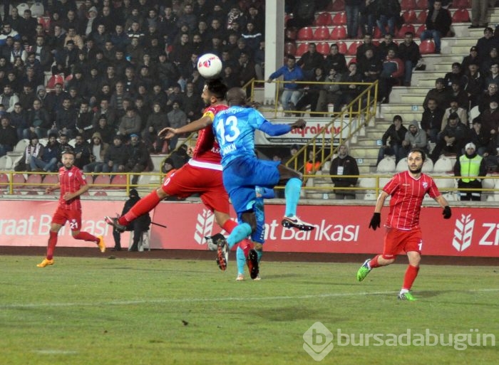 Boluspor-Bursaspor maçından kareler