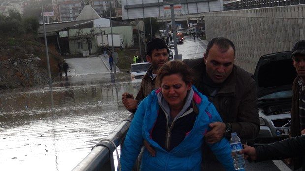 Canını zor kurtardı!