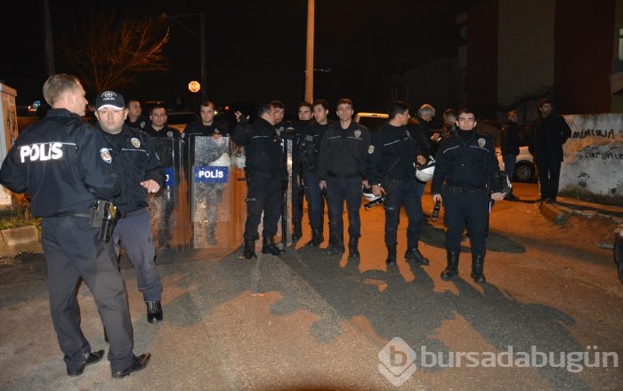 Bursa'da uyuşturucu baskını! 100 kişilik gruba polis müdahale etti!
