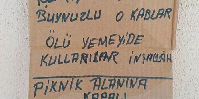 Yurdum insanından hırsızlara notlar
