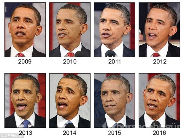 Obama'nın 7 yıllık değişimi
