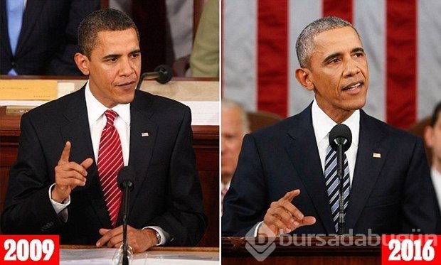 Obama'nın 7 yıllık değişimi