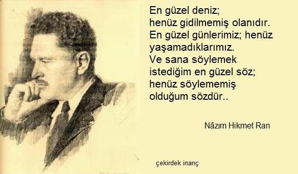 Nazım Hikmet şiirlerle anıldı...