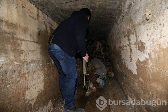 Teröristlerin kazdığı 40 metrelik tünel!