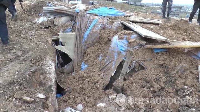 Teröristlerin kazdığı 40 metrelik tünel!