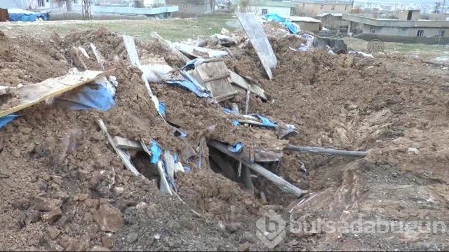Teröristlerin kazdığı 40 metrelik tünel!