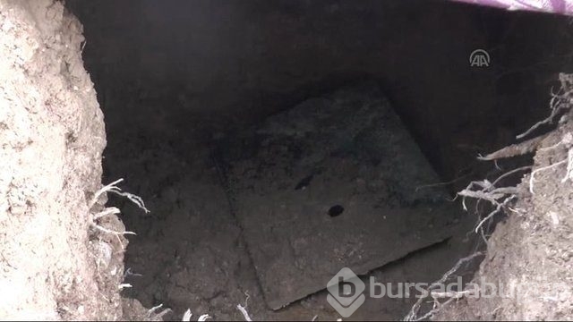 Teröristlerin kazdığı 40 metrelik tünel!