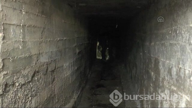 Teröristlerin kazdığı 40 metrelik tünel!