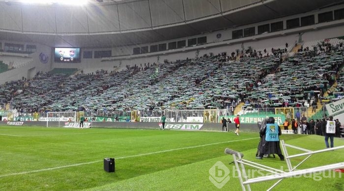 Bursaspor - Trabzonspor maçından kareler	