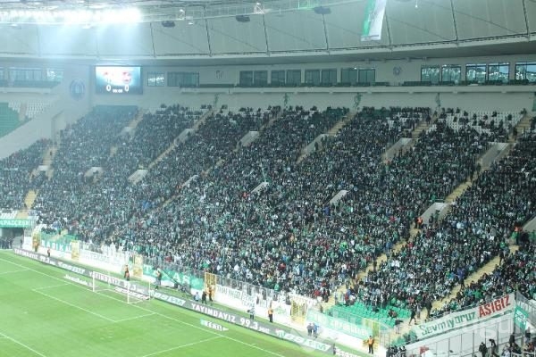 Bursaspor - Trabzonspor maçından kareler	