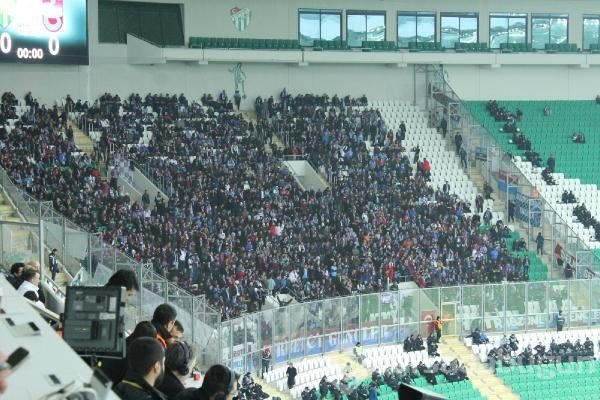 Bursaspor - Trabzonspor maçından kareler	