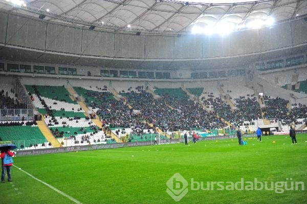 Bursaspor - Trabzonspor maçından kareler	