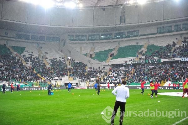 Bursaspor - Trabzonspor maçından kareler	