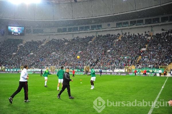 Bursaspor - Trabzonspor maçından kareler	