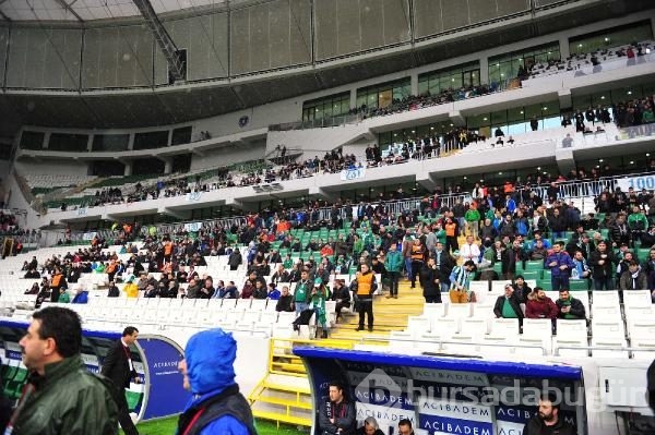 Bursaspor - Trabzonspor maçından kareler	