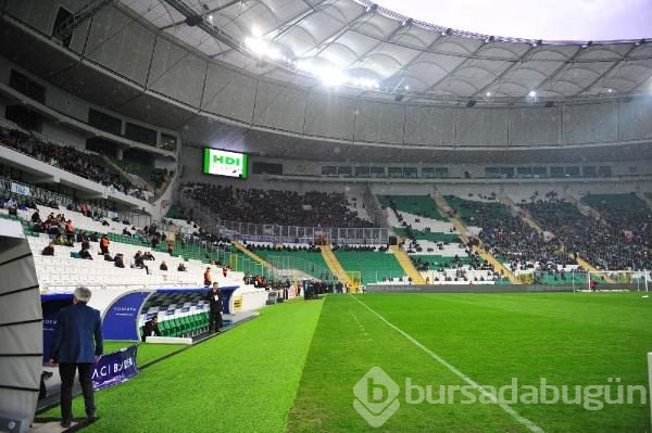 Bursaspor - Trabzonspor maçından kareler	