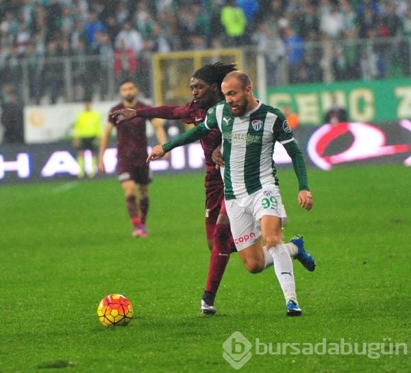Bursaspor - Trabzonspor maçından kareler	