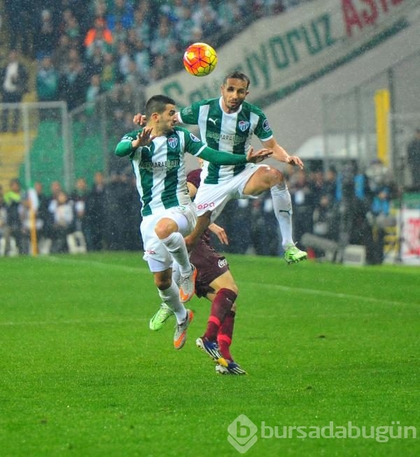 Bursaspor - Trabzonspor maçından kareler	