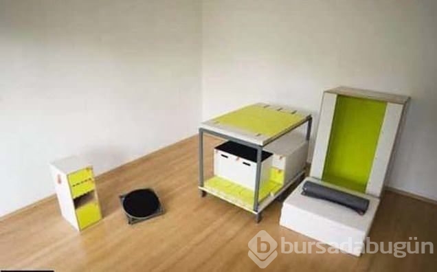 Bir kutuda bir oda saklı