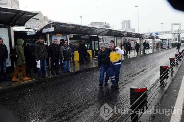 Metrobüs kazası!