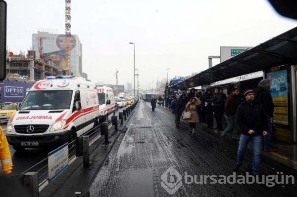 Metrobüs kazası!