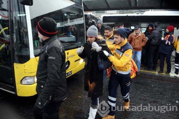 Metrobüs kazası!