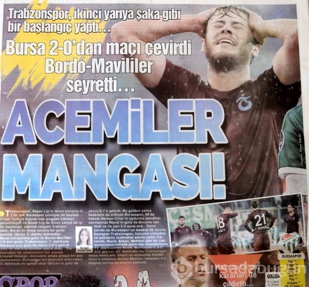 Bursa maçı sonrası sert eleştiri! 'Acemiler Mangası'