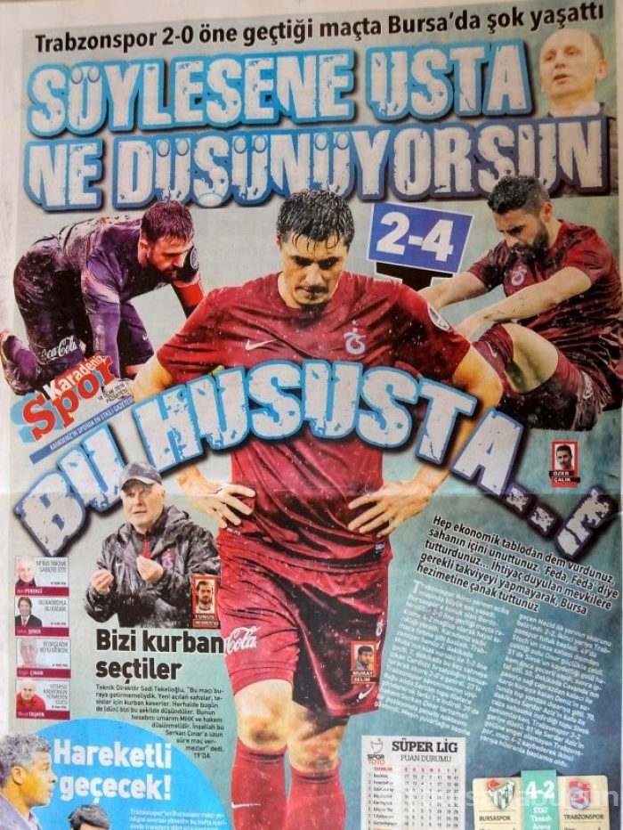 Bursa maçı sonrası sert eleştiri! 'Acemiler Mangası'