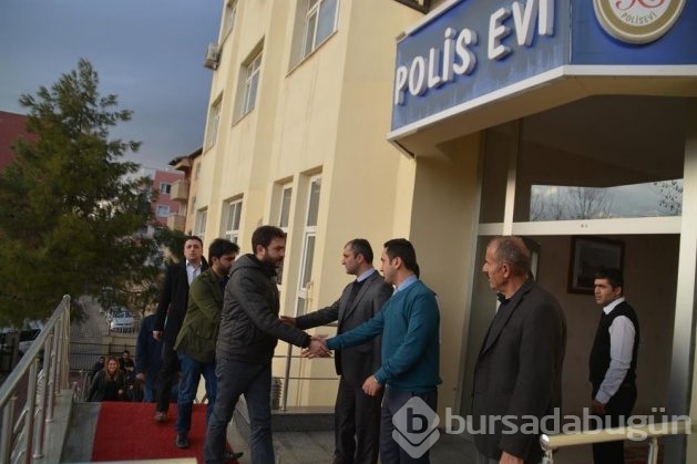 Siirtli gençler polise moral ziyaretinde bulundu