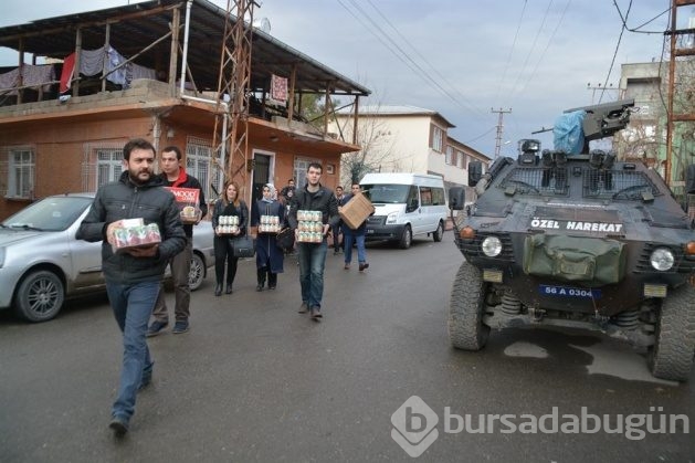 Siirtli gençler polise moral ziyaretinde bulundu