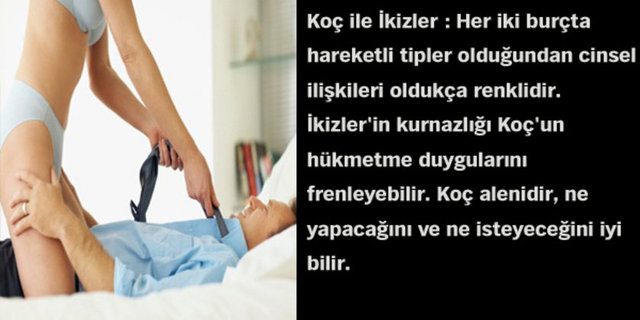 Astrolojik cinsel çekim raporunuz!