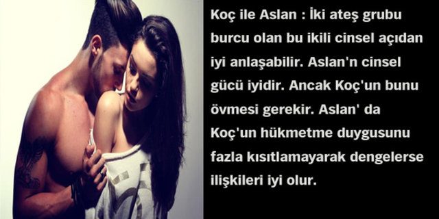 Astrolojik cinsel çekim raporunuz!