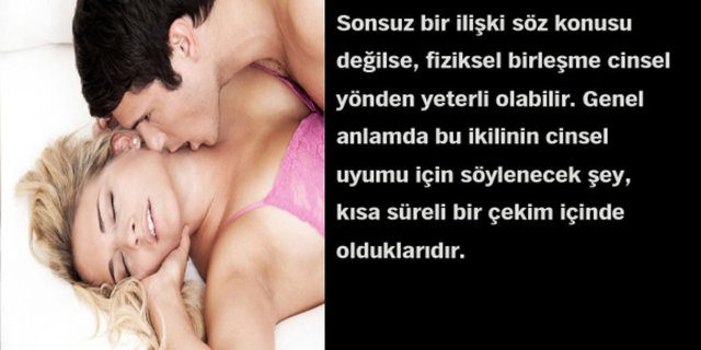 Astrolojik cinsel çekim raporunuz!