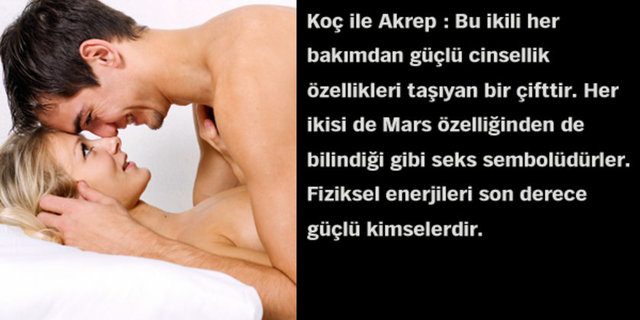 Astrolojik cinsel çekim raporunuz!