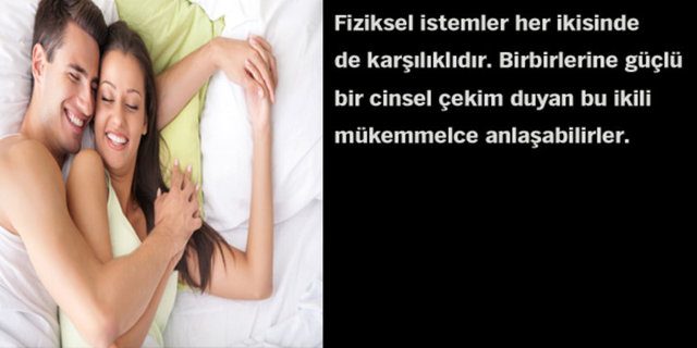 Astrolojik cinsel çekim raporunuz!