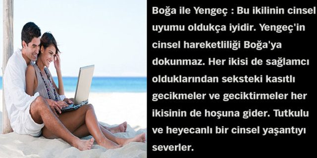 Astrolojik cinsel çekim raporunuz!