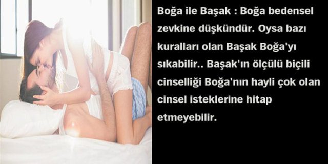 Astrolojik cinsel çekim raporunuz!