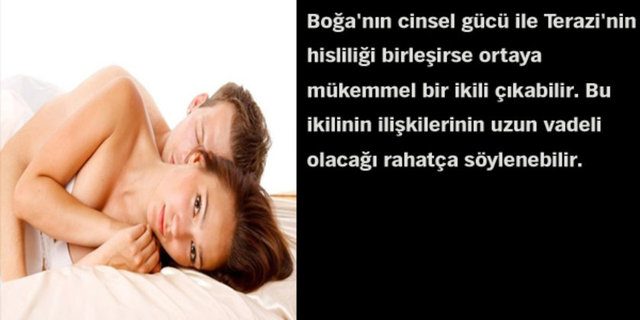Astrolojik cinsel çekim raporunuz!