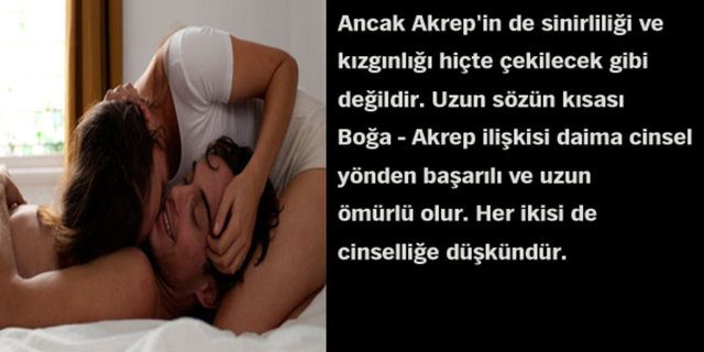 Astrolojik cinsel çekim raporunuz!