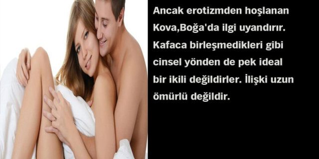Astrolojik cinsel çekim raporunuz!
