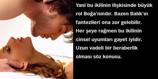 Astrolojik cinsel çekim raporunuz!