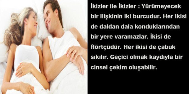 Astrolojik cinsel çekim raporunuz!