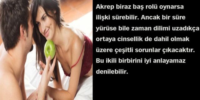 Astrolojik cinsel çekim raporunuz!