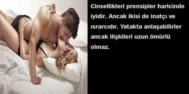 Astrolojik cinsel çekim raporunuz!
