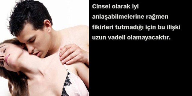 Astrolojik cinsel çekim raporunuz!