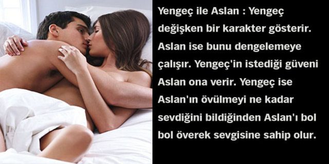 Astrolojik cinsel çekim raporunuz!